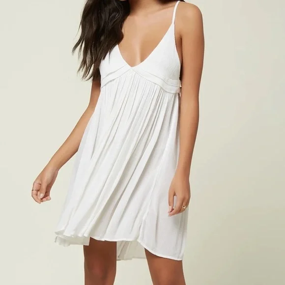 O'Neill | Dresses | Oneill Flowy White Mini Dress | Poshmark O'Neill | Dresses | Oneill Flowy White Mini Dress | Poshmark